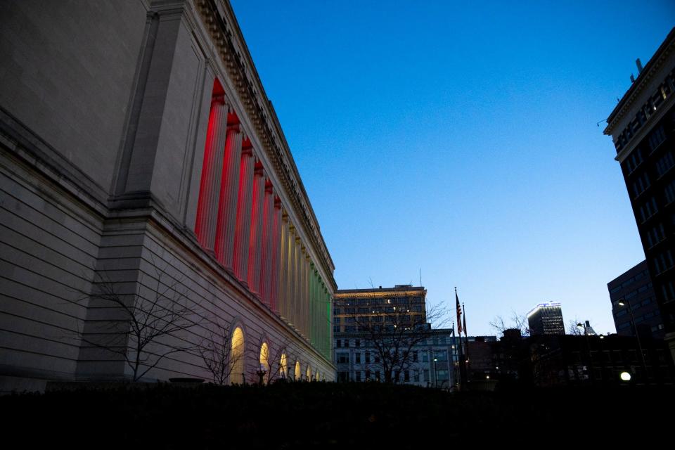 The Hamilton County Courthouse in downtown Cincinnati on Tuesday, Feb. 20, 2024.