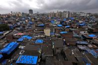 A general view of Dharavi, Mumbai