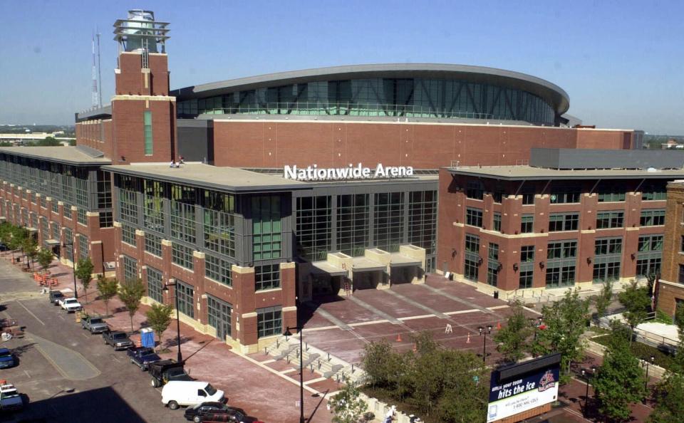 Nationwide Arena is shown in Columbus, Ohio, in 2000. (AP)