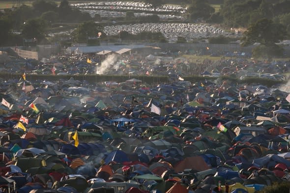 Woman, 67, dies on opening night of Glastonbury 2014