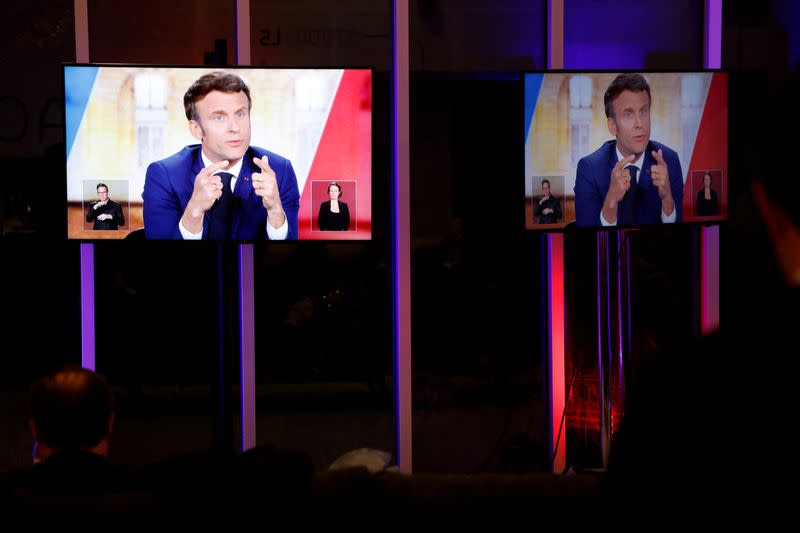 French presidential election debate in Paris