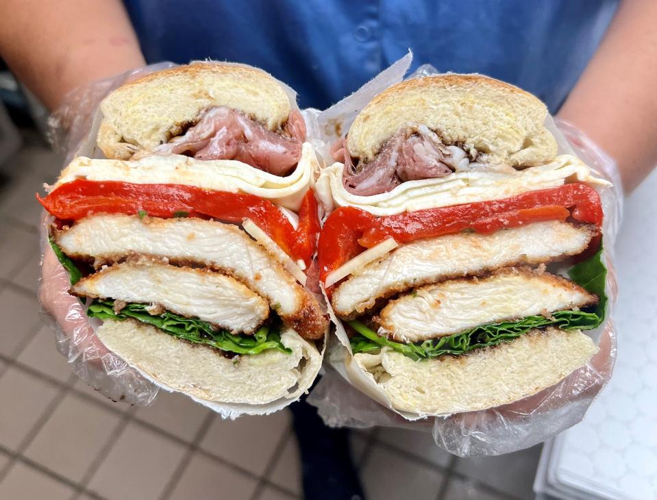 A sandwich from Pop's Place.