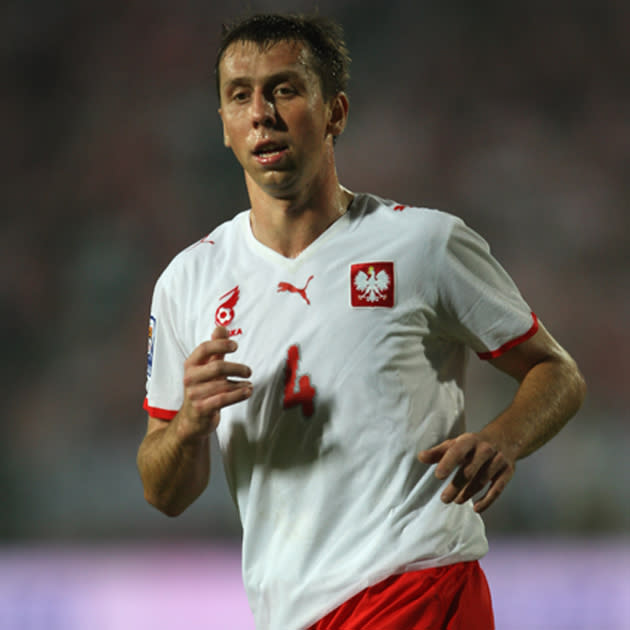 Nom: Jakub Wawrzyniak<br>Poste: Défenseur<br>Date de naissance (Âge): 07/07/1983 (28)<br>Numéro: 14<br>Club: Legia<br>Taille: 187cm<br>Poids: 84kg