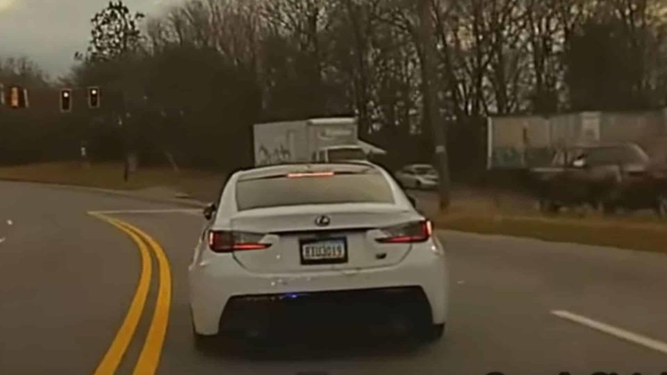 Lexus RC-F Messes With Georgia State Patrol
