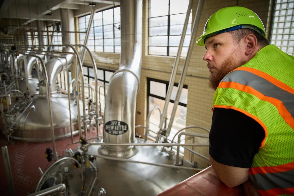 Country music superstar Luke Combs took a special tour of Miller Brewery on April 10, 2024. He's kicking off his "Growin' Up and Gettin' Old" tour at American Family Field April 12 and 13.