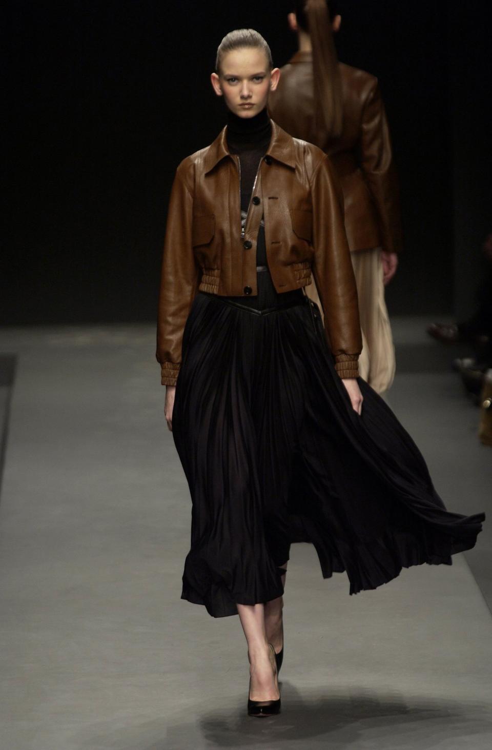 Miuccia Prada has a very strong opinion on whether you can wear black and brown together, like, 20 years strong.