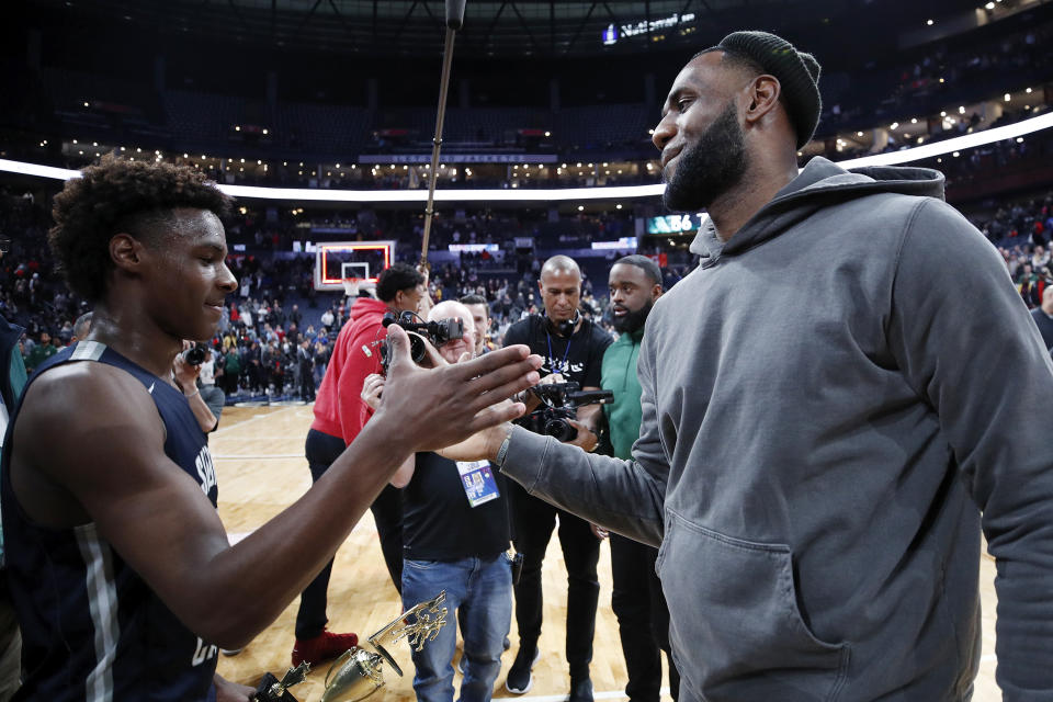 Proud papa. (Joe Robbins/Getty Images)