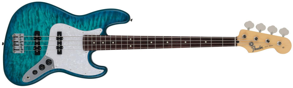 Fender Japan 2024 Hybrid II Jazz Bass in Aquamarine