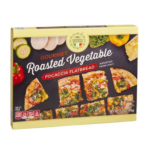 Frozen Roasted Vegetable Focaccia Flatbread