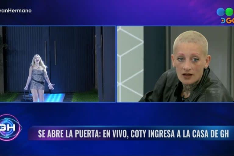 Furia reaccionó a los gritos ante la eliminación de Coty Romero de Gran Hermano