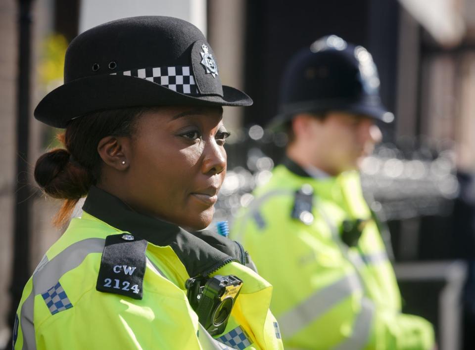 <p>File image: Metropolitan Police officer on duty</p> (Getty Images)