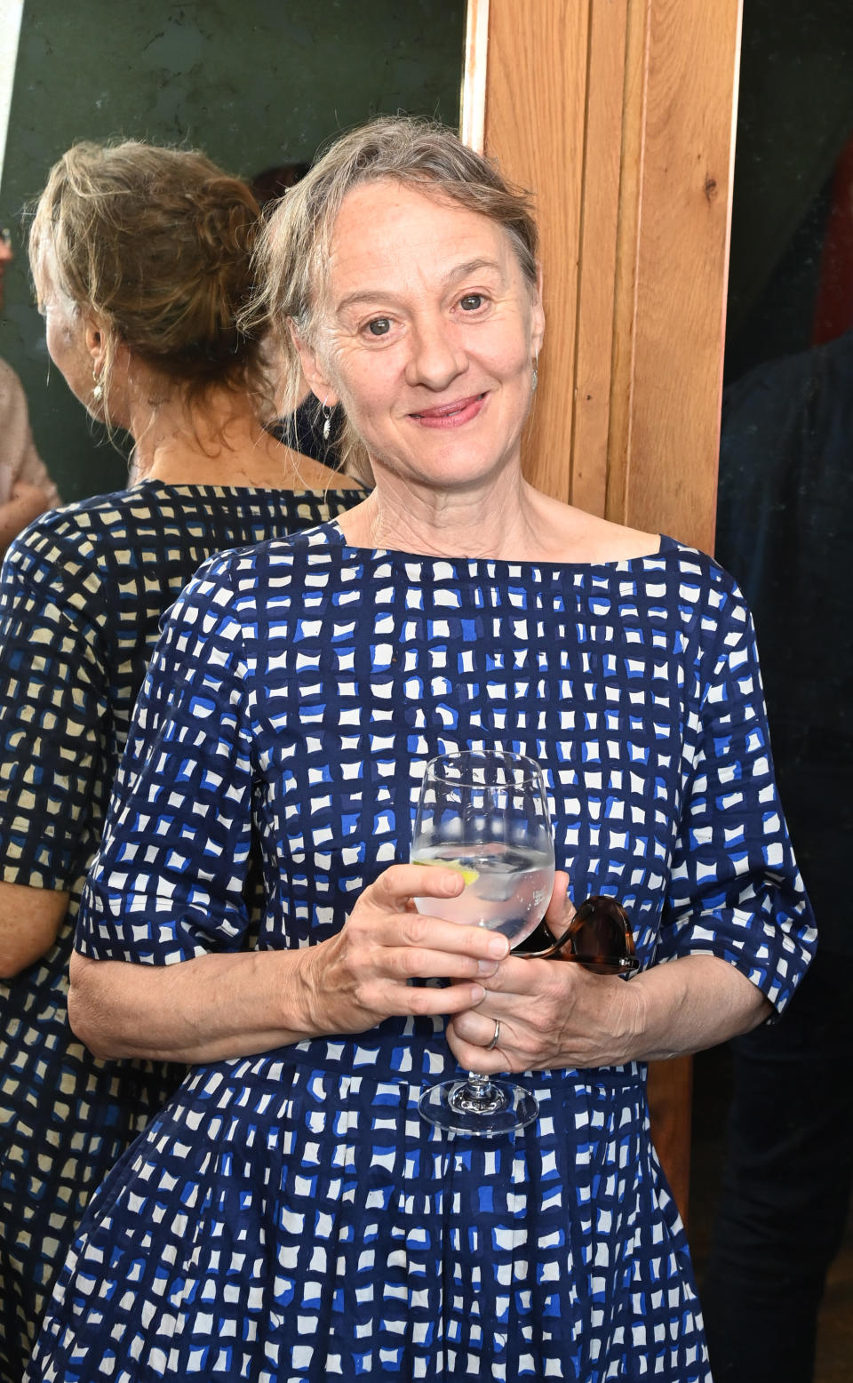 Niamh Cusack attends the RTST Sir Peter Hall Director Award Ceremony at The Swan, Shakespeare's Globe on May 8, 2022 in London, England. (Photo by David M. Benett/Dave Benett/Getty Images)