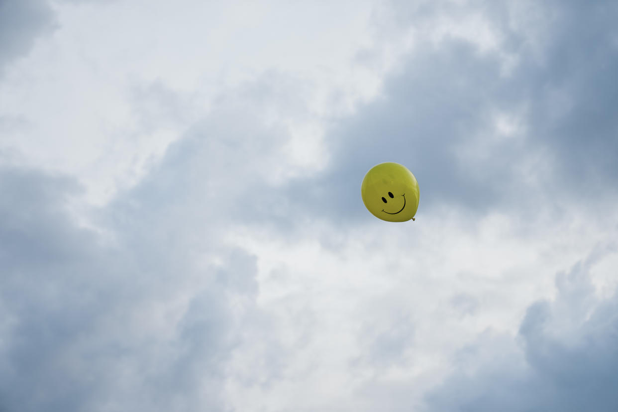 Un globo vuela por los aires en un desfile en Nueva York, el 21 de agosto de 2021. (Gabriela Bhaskar/The New York Times).
