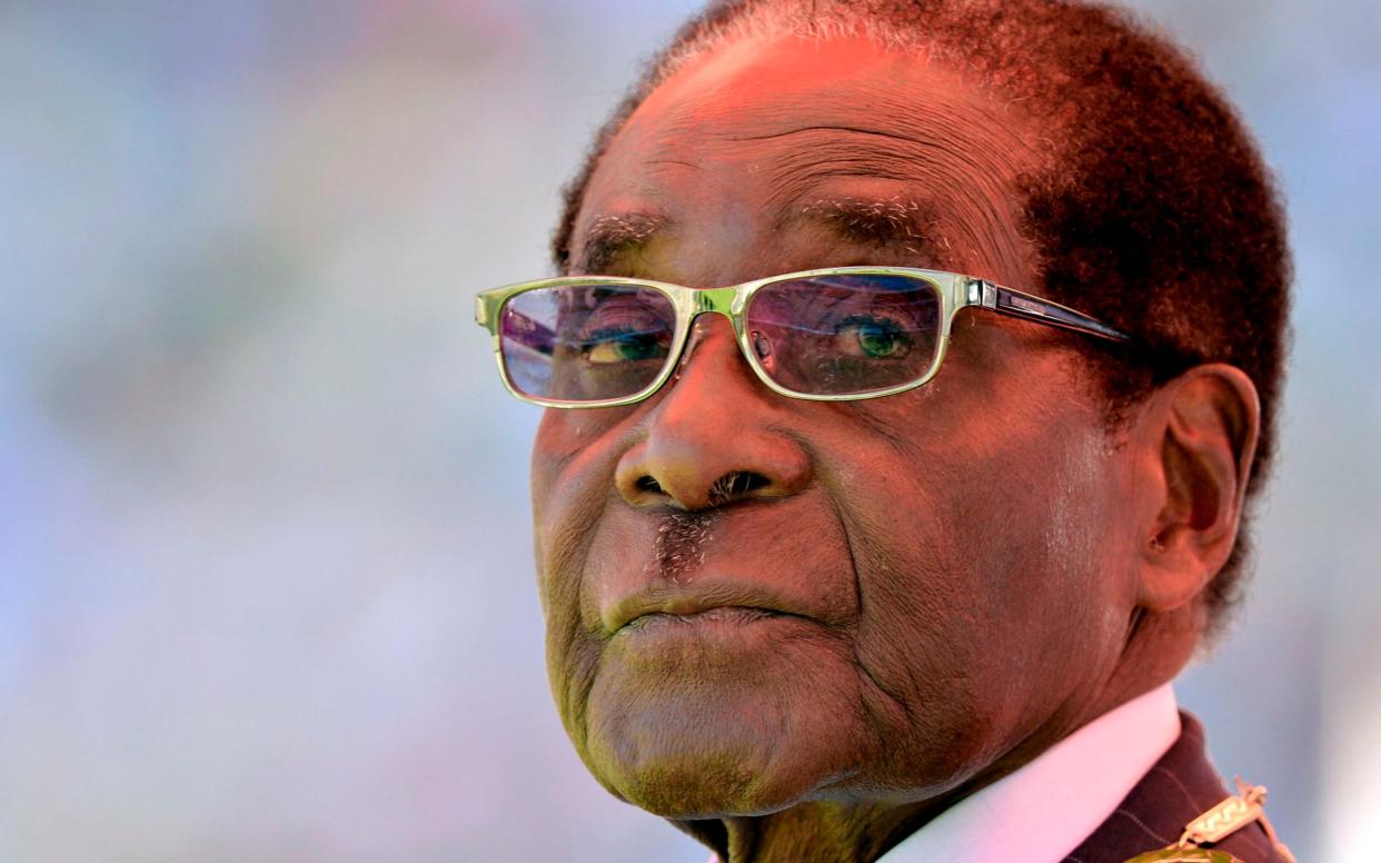 Mugabe left Harare with Grace and aides on Monday evening - AFP