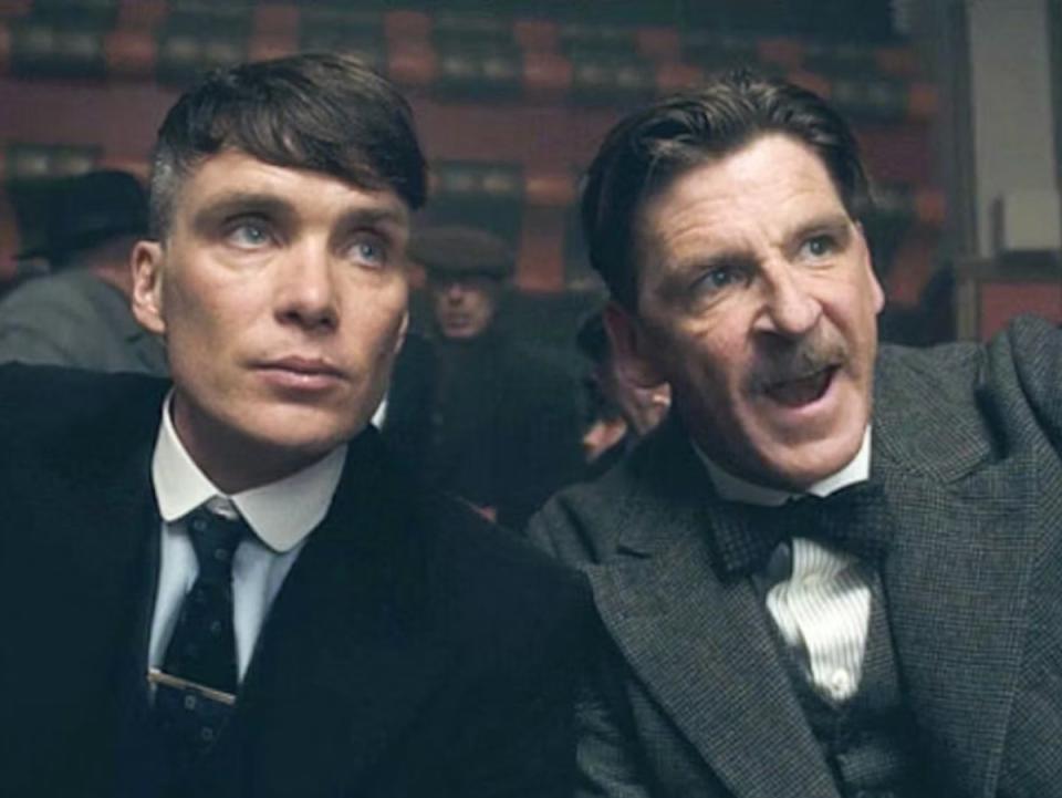 Cillian Murphy and Paul Anderson in ‘Peaky Blinders’ (BBC)