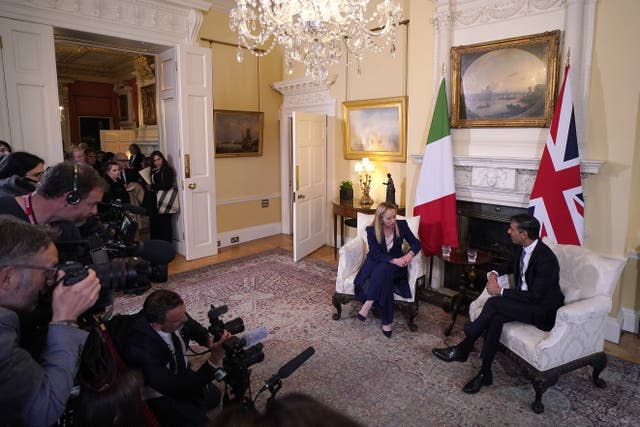 Il Presidente del Consiglio italiano in visita nel Regno Unito