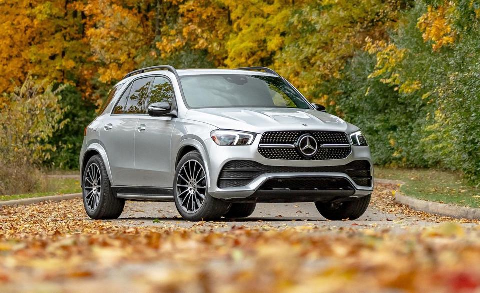 <p>Sure the <a href="https://www.caranddriver.com/mercedes-benz/gle-class" rel="nofollow noopener" target="_blank" data-ylk="slk:Mercedes-Benz GLE-class;elm:context_link;itc:0;sec:content-canvas" class="link ">Mercedes-Benz GLE-class</a> might have the second-highest base price on the list, but it's the only one here designed to <a href="https://www.caranddriver.com/news/a29643972/mercedes-benz-gls-gle-bounce-mode/" rel="nofollow noopener" target="_blank" data-ylk="slk:bounce its way out of a bad situation;elm:context_link;itc:0;sec:content-canvas" class="link ">bounce its way out of a bad situation</a>. Unfortunately, the air suspension's party trick isn't part of the testing. The GLE-class SUV and Coupe received a five-star rating from NHTSA, and a Top Safety Pick+ from IIHS. Standard features like automated emergency braking with pedestrian detection, and blind-spot monitoring with rear cross-traffic alert. The safest way to play is to add the optional $1950 Driver Assistant Package Plus, which adds over 10 extra assistant features like adaptive cruise control, active speed-limit assist, and evasive steering assist. Adaptive high-beam assist can also be added as part of the $900 Exterior Lighting package. </p><p><a class="link " href="https://www.caranddriver.com/mercedes-benz/gle-class" rel="nofollow noopener" target="_blank" data-ylk="slk:MORE GLE-CLASS INFO;elm:context_link;itc:0;sec:content-canvas">MORE GLE-CLASS INFO</a></p>