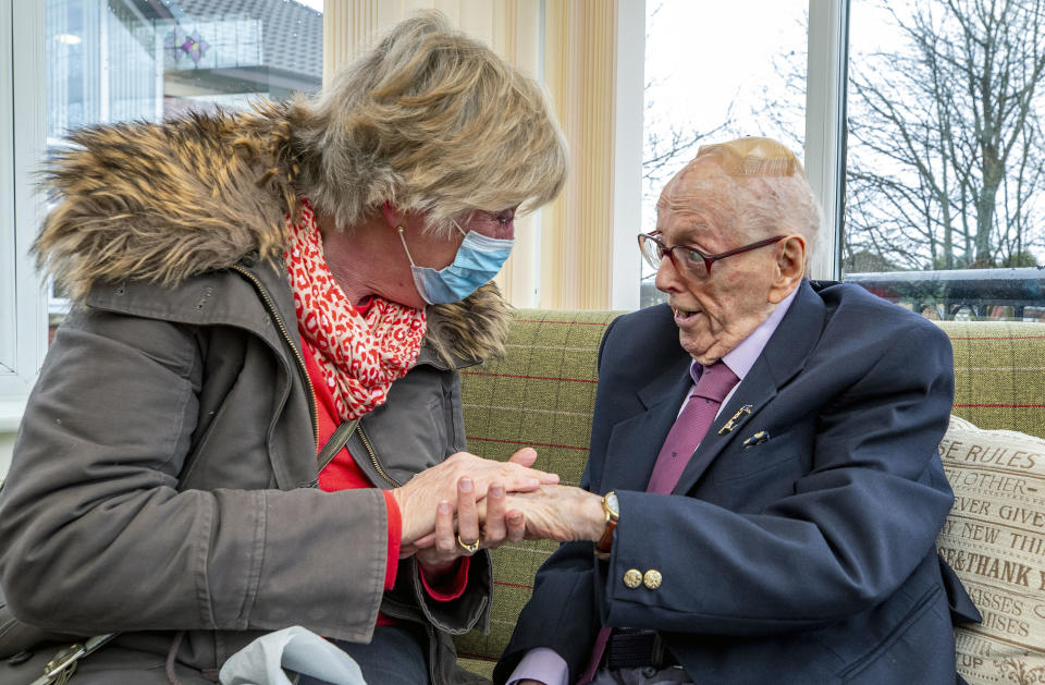 Almost all care home residents have been given their first dose of the vaccine. (PA)