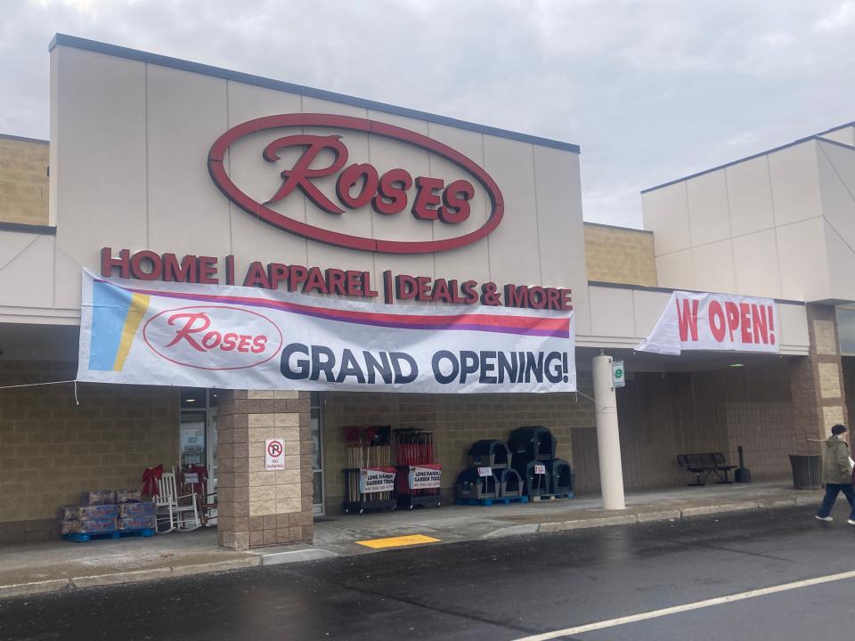 Roses Discount Store in the Summit Towne Centre at 7200 Peach St. is shown in this photo taken Dec. 2, 2022. The store, located in space that was once home to Giant Eagle, opened in November.