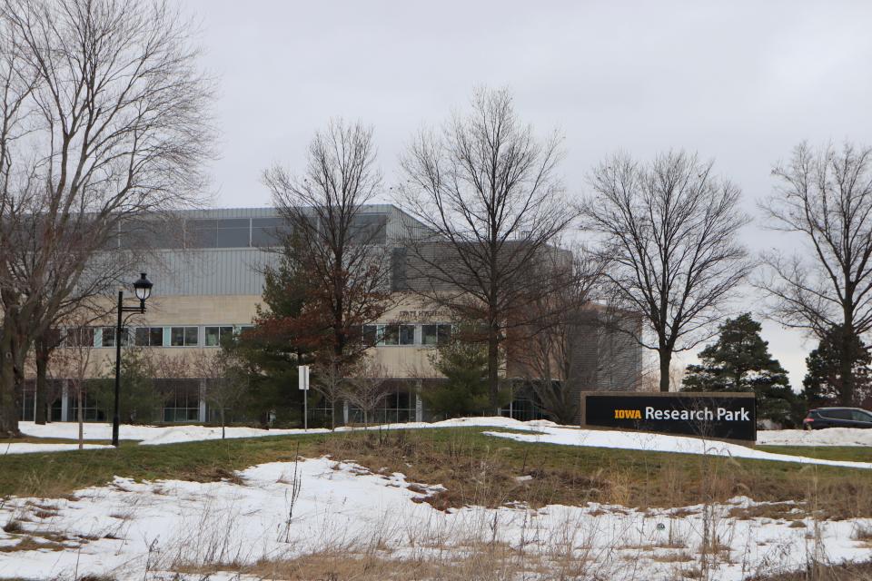 The University of Iowa's BioVentures Center, home to Inseer, is seen in the University of Iowa Research Park in Coralville, Iowa on Tuesday, Jan. 30, 2024.