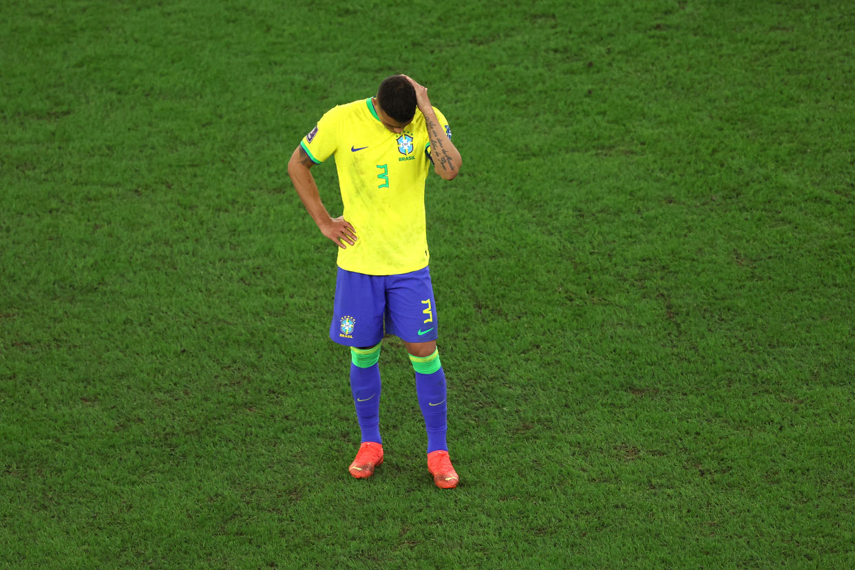 Brasil quedó eliminado de Qatar 2022 en los cuartos de final (Foto de: Alex Pantling/Getty Images)