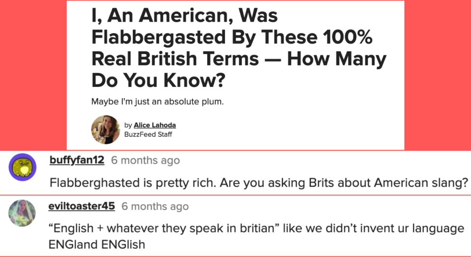 headline "I, An American, Was Flabbergasted by These 100% Real British Terms — How Many Do You Know?"