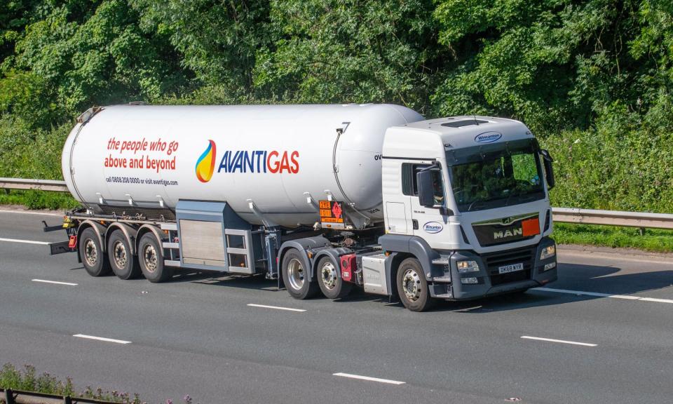 <span>Wincanton has had a contract with LPG supplier AvantiGas.</span><span>Photograph: ZarkePix/Alamy</span>