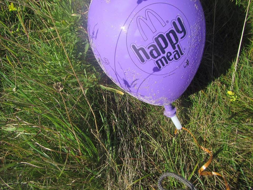 McDonalds balloons from Happy Meals are washing up hundreds of miles away SWNS