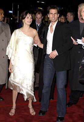 Penelope Cruz and Tom Cruise at the Hollywood premiere of Vanilla Sky