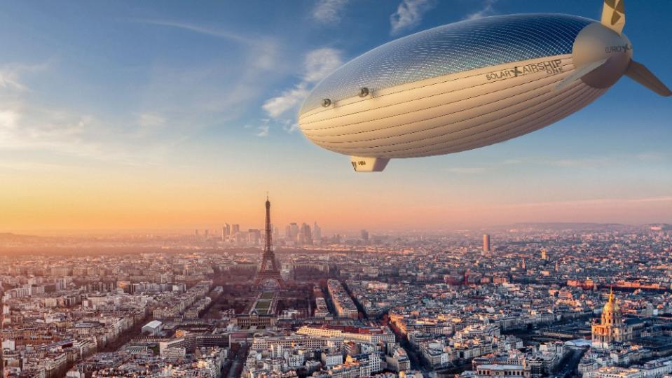 The solar-powered airship could become a perpetual motion machine. 