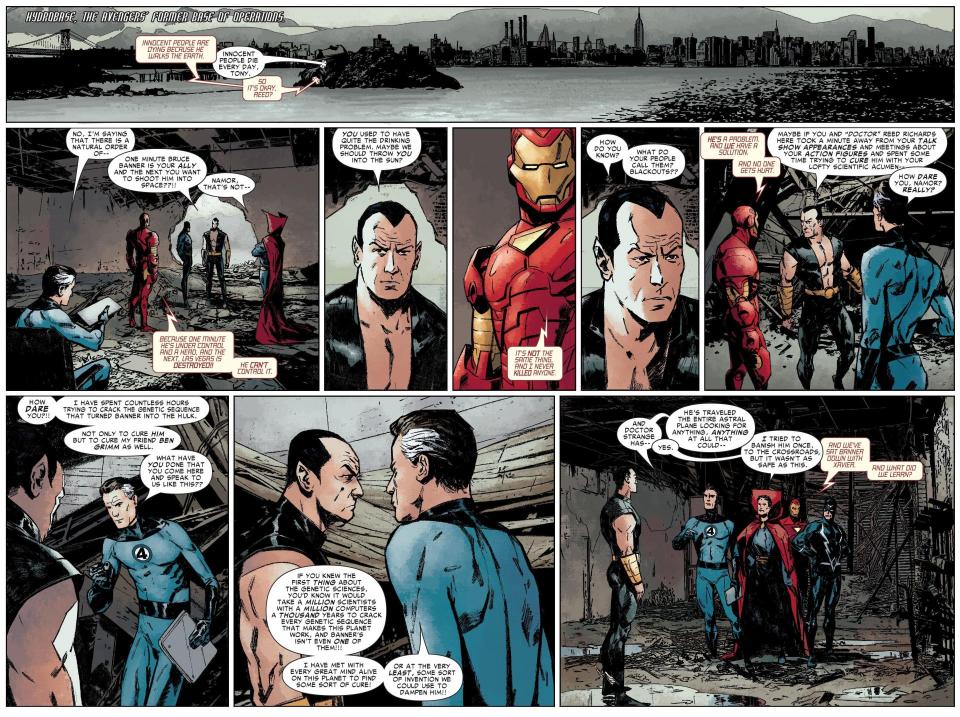 Namor is disgusted at the council's decision to exile the Hulk.  Namor joins the MCU in Black Panther 2, Wakanda Forever.