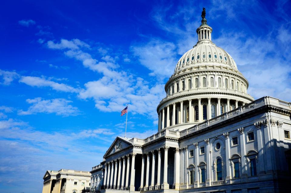 The United States Capitol building in Washington D.C.