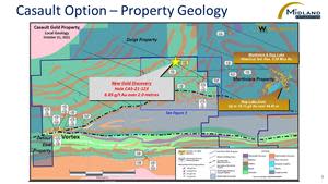 Casault Option Property Geology