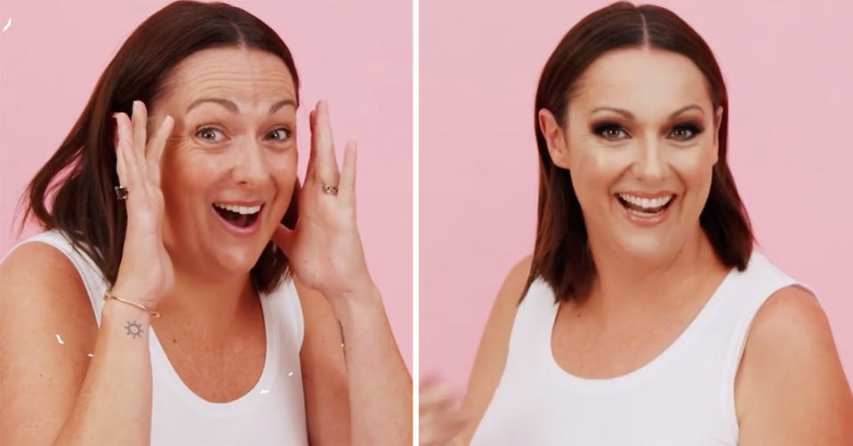 Celeste Barber makeup transformation