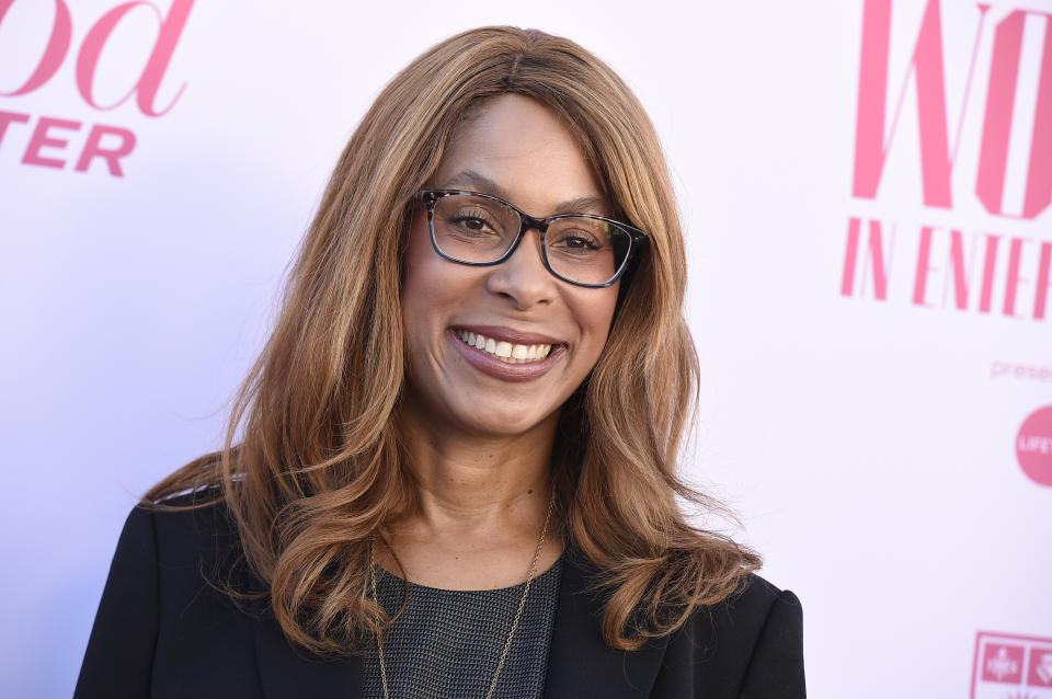 FILE - This Dec. 11, 2019 file photo shows Channing Dungey at The Hollywood Reporter's Women in Entertainment Breakfast Gala in Los Angeles. Dungey has been named chairman, Warner Bros. Television Group, starting her tenure at the studio early next year. The news was announced today by Ann Sarnoff, Chair and CEO, WarnerMedia Studios and Networks Group, to whom she will report. Dungey will succeed Peter Roth who will be stepping down from his Studio responsibilities running the TV Group and its operating divisions in early 2021. (Photo by Jordan Strauss/Invision/AP, File)