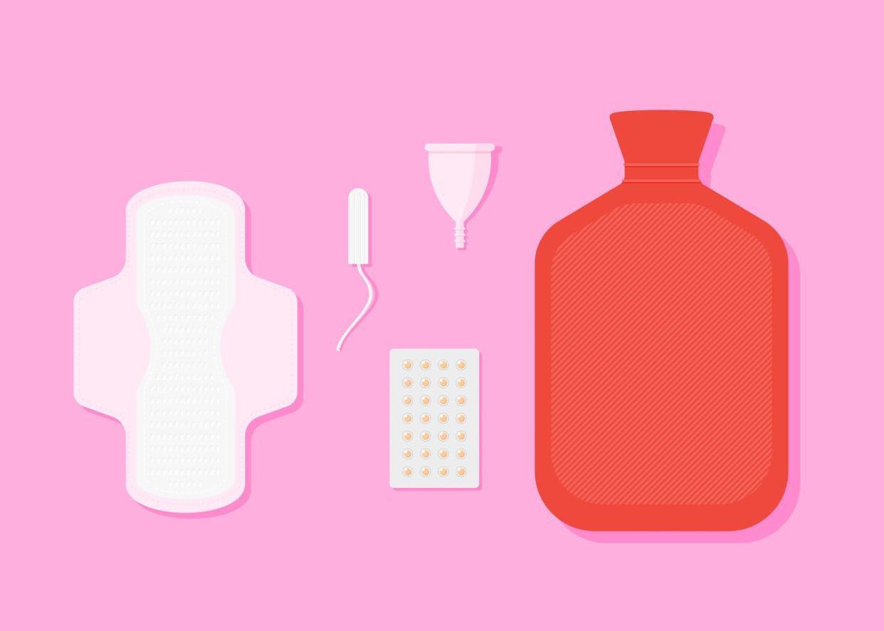 Preparing Girls for First Period: Menstruation supplies