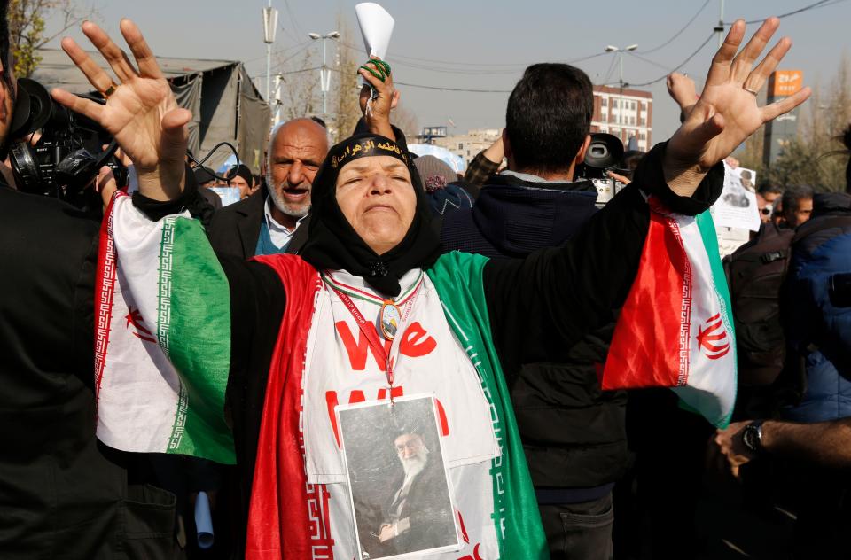 Pro-government rallies in Iran