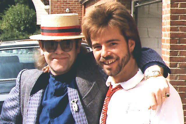 <p>Courtesy of Author's Personal Collection</p> Wilson and Elton John