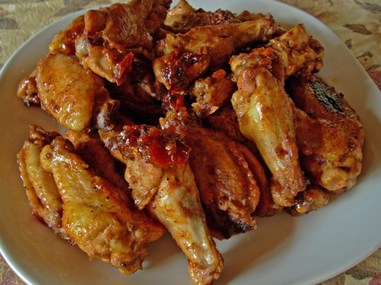 Oven-Barbecued Chicken Wings