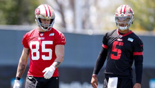 49ers TE George Kittle delivers high praise for Trey Lance