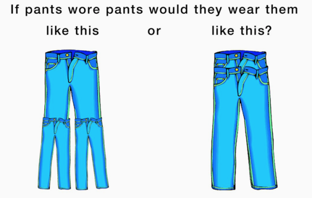 How Would Pants Wear Pants?