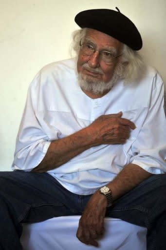 Este año el cónclave literario más importante que se celebra en Nicaragua fue dedicado al poeta y sacerdote Ernesto Cardenal, cuya extensa obra se ha traducido a 20 idiomas. (AFP | Héctor Retamal)