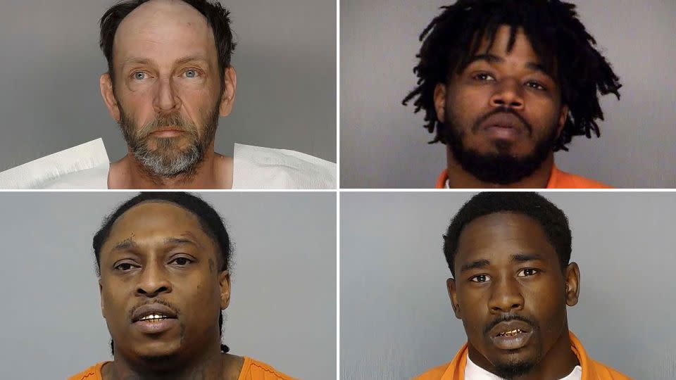 Joey Fournier, Marc Kerry Anderson, Johnifer Dernard Barnwell and Chavis Demaryo Stokes. - Bibb County Sheriff's Office