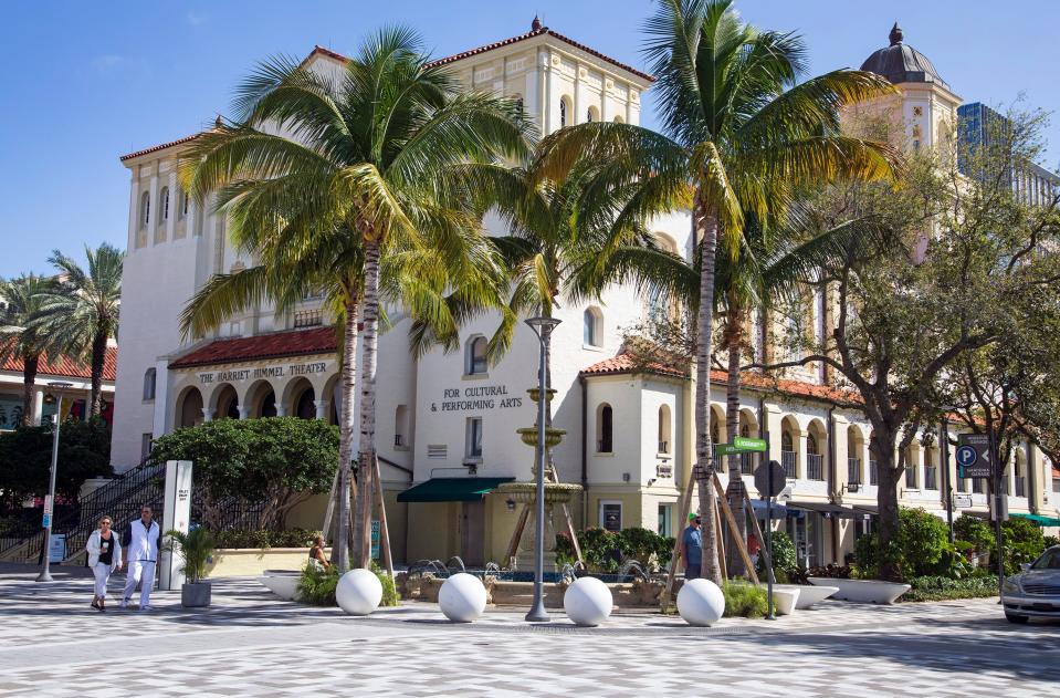 The Harriet Himmel Theater at The Square in West Palm Beach on February 20, 2021.