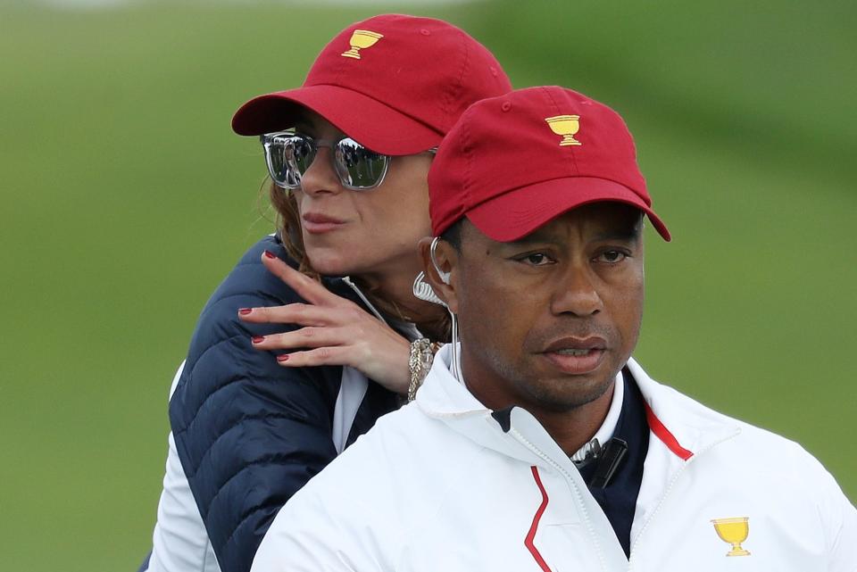 Tiger Woods and Erica Herman in 2017.