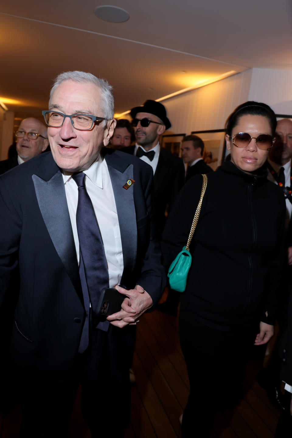 CAP D'ANTIBES, FRANCE - MAY 20: Robert De Niro and Tiffany Chen attend the Vanity Fair x Prada Party at the 2023 Cannes Film Festival at Hotel du Cap-Eden-Roc on May 20, 2023 in Cap d'Antibes, France. (Photo by Victor Boyko/Getty Images for Vanity Fair)