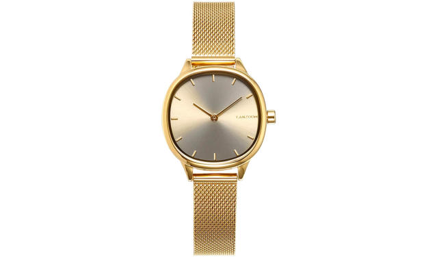 Reva Watch, Gold-Tone Stainless Steel/Ivory, 36 MM: Women's Designer Strap  Watches