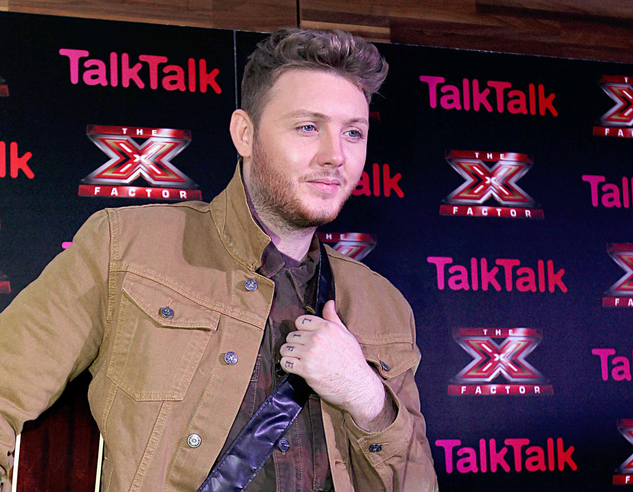 James Arthur at the photocall at the TalkTalk X Factor semi finalists gig. London, England - 29.11.12 Featuring: James Arthur W