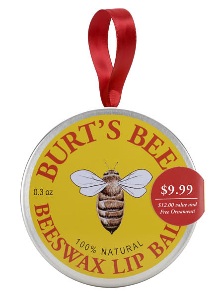 Burt's Bees Lip Balm Tin, $9.99
