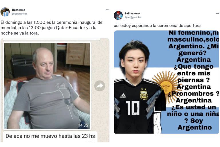 Algunos de los memes por la ceremonia inaugural del Mundial Qatar 2022